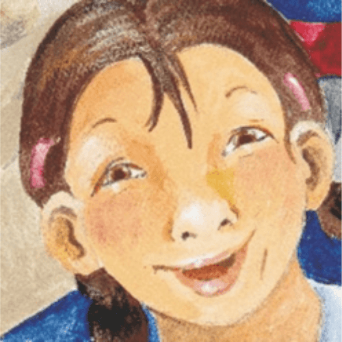 A boy helping build a ramp for a girl in a wheelchair