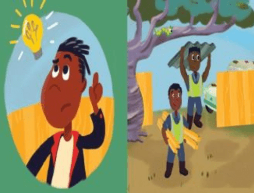 A beautiful girl standing near the tree