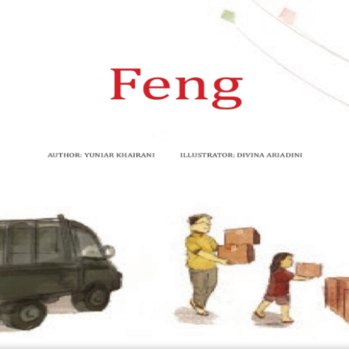 Girl holding a paper airplane, watching children play at a distance